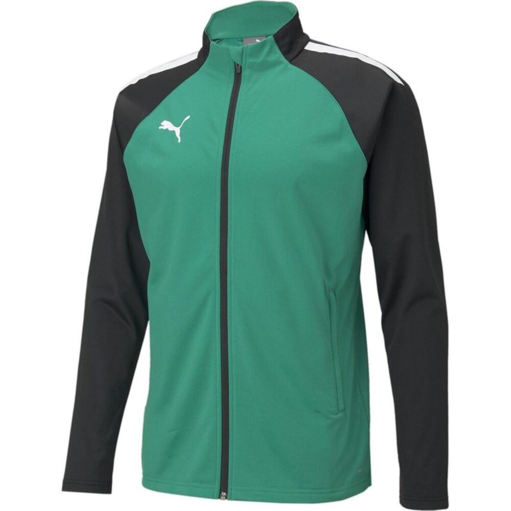 Puma Mens TeamLIGA Tracksuit Top / Green/Black